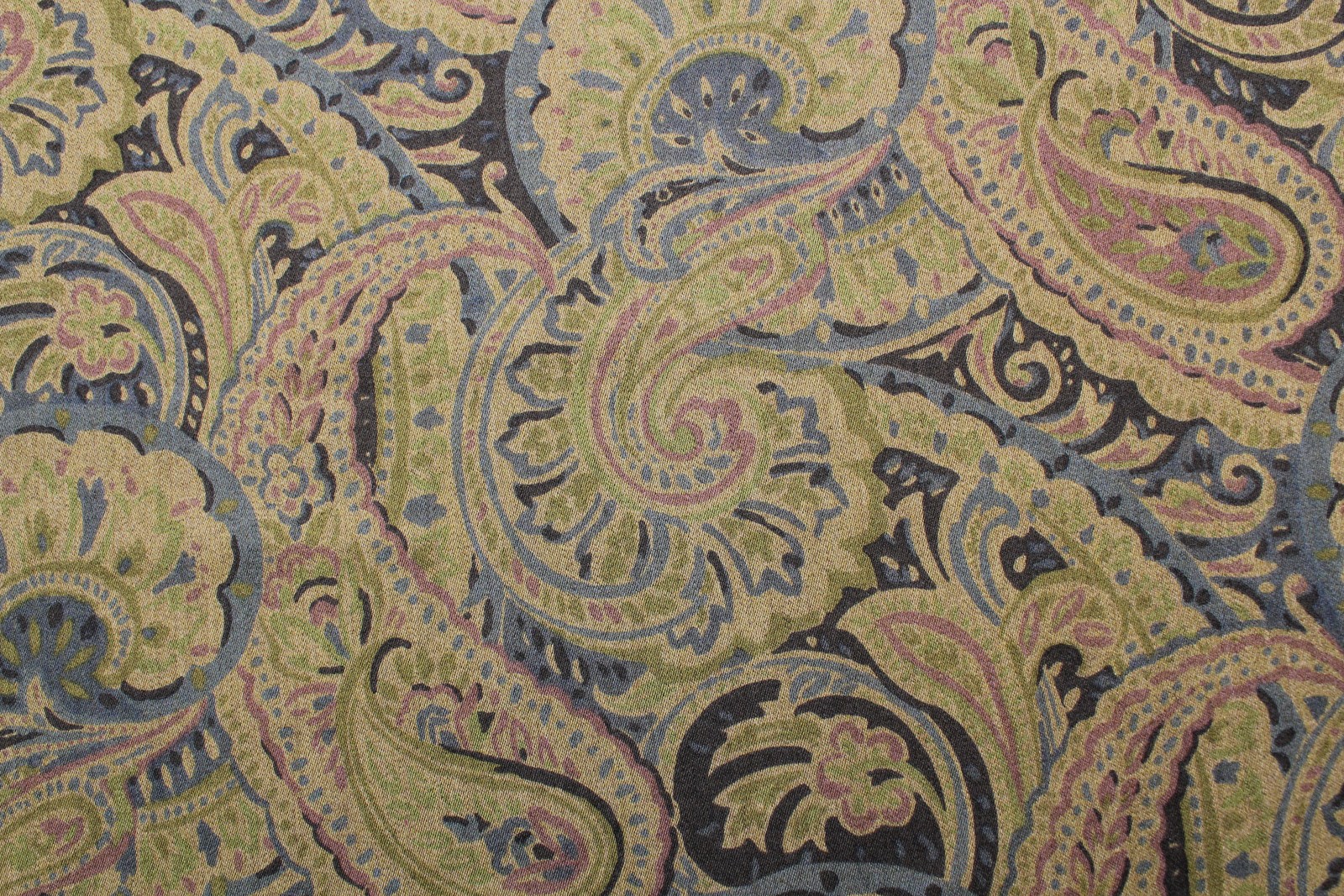 Шерсть костюмная Etro с рисунком пейсли