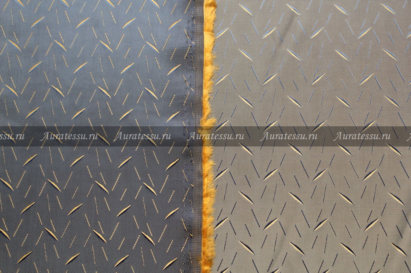 Жаккард подкладочный Taffeta жёлтый маренного шанжан со штрихами