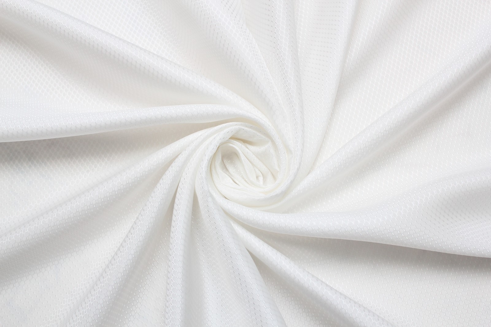 Жаккард подкладочный Taffeta белый ромбик (соты)