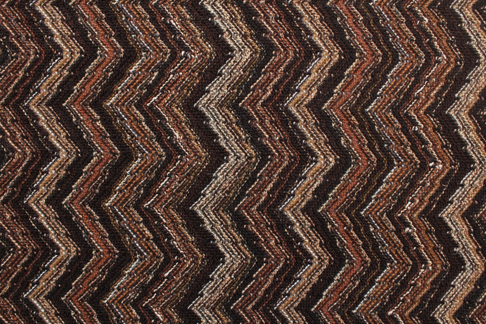 Джерси Missoni бежево-коричневое с узором зигзаг