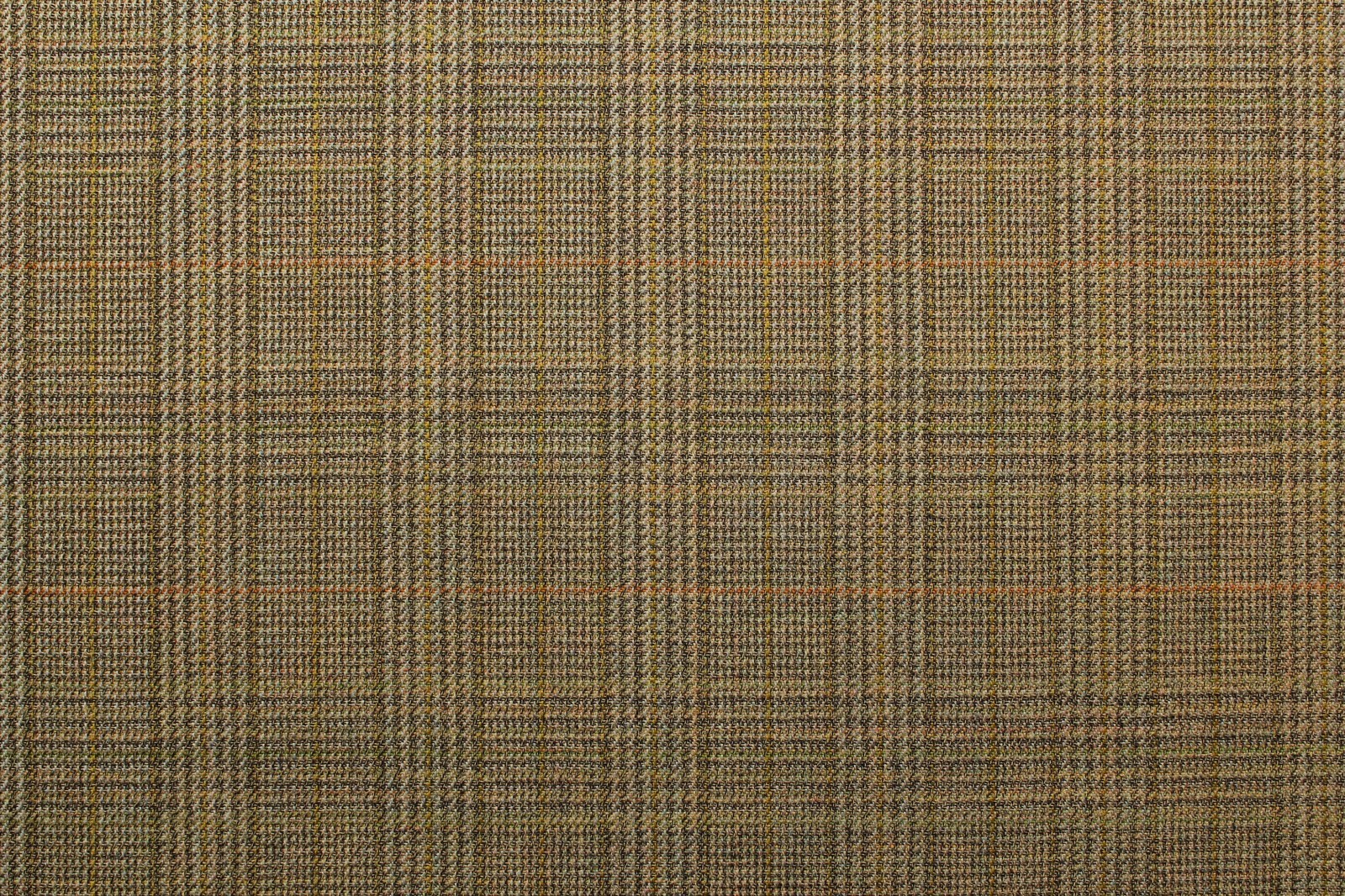 Шерсть костюмная Brioni оливковая клетка