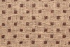 Ткань костюмная Chanel двухслойная коричнево-бежевая с рыжим