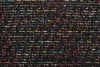 Ткань костюмно-пальтовая Chanel чёрная с серым, бирюзовым, оливковым