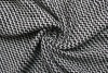 Ткань костюмная Chanel чёрно-молочная ломаная линия фото в интернет-магазине Ауратессу