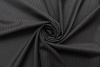 Шерсть-стрейч костюмная Zegna чёрно-серая в полоску фото в интернет-магазине Ауратессу