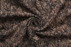 Костюмная ткань Chanel бежевато-коричневая на чёрной основе фото в интернет-магазине Ауратессу