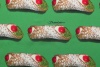 Креп плательно-костюмный на атласе D&G зелёный cannolo siciliano