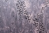 Кожа искусственная серо-розовая  с вензельным узором