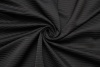 Жаккард-костюмный Armani чёрный в поперечную фактурную полоску