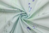Тафта Nephila бледно-голубая с колокольчиками и серебристым напылением