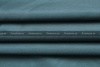 Костюмный шёлк со льном серо-бирюзового (космос) цвета с блеском фото в интернет-магазине Ауратессу