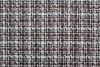 Костюмная ткань Chanel чёрно-бело-коричневая клетка