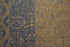 Шерсть жаккард Etro  горчично-оливковый на синем