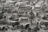 Ткань подкладочная, с античным рисунком в серых тонах