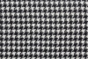 Ткань костюмная Chanel чёрно-кремовая гусиная лапка с начёсом