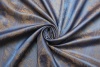 Жаккард подкладочный Taffeta жёлто-голубой шанжан с узором пейсли фото в интернет-магазине Ауратессу