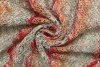 Трикотаж-макраме Chanel серо-красно-оранжевый фото в интернет-магазине Ауратессу