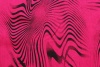 Лен костюмный цвета яркой фуксии с чёрным