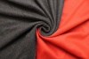 Ткань пальтовая Hugo Boss тёмно-серая, оранжево-коралловая двухлицевая фото в интернет-магазине Ауратессу