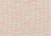 Ткань костюмная Chanel бело-бежевая с голубым и розовым под рогожку