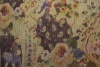 Шерсть-вуаль стрейч Etro фисташково-оливковая с цветочным узором