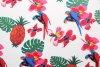 Хлопок-стрейч Dolce&Gabbana экзотический узор на белом фоне