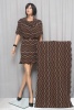 Джерси Missoni бежево-коричневое с узором зигзаг фото в интернет-магазине Ауратессу