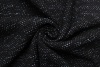 Костюмно-пальтовая ткань Chanel чёрно-синяя с голубым фото в интернет-магазине Ауратессу