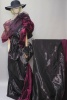 Тафта-атлас Valentino двухсторонняя шанжан черная фото в интернет-магазине Ауратессу