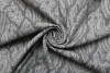 Шерсть-стрейч Etro чёрный узор пейсли на сером фоне фото в интернет-магазине Ауратессу