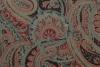 Шерсть-стрейч Etro серо-оливковая с набивным восточным узором