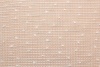 Костюмная ткань Chanel розовато-сиреневая с белыми мушками
