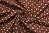 Ткань костюмная Chanel двухслойная коричнево-бежевая с рыжим фото в интернет-магазине Ауратессу