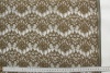 Кружево A McQueen  с кордом цвета хаки рапорт 7,5см 160г/мп