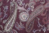 Шерсть-вуаль стрейч Etro пейсли на сливовом фоне
