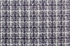 Костюмная ткань Chanel чёрно-фиолетовая клетка