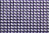 Костюмная ткань Chanel чёрно-фиолетово-белая клетка Pied-de-Poule