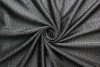 Жаккардовая подкладочная ткань Taffeta чёрно-стальная с мелким узором пейсли фото в интернет-магазине Ауратессу