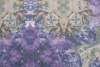Шерсть-стрейч Etro с абстрактным зеркальным узором в сиреневых, фисташковых и васильковых тонах
