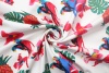 Хлопок-стрейч Dolce&Gabbana экзотический узор на белом фоне фото в интернет-магазине Ауратессу