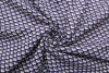 Костюмная ткань Chanel чёрно-фиолетово-белая клетка Pied-de-Poule фото в интернет-магазине Ауратессу
